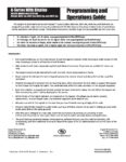 ASWD Operating Instructions