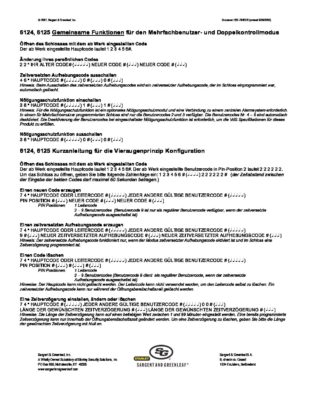 Model 6124_6125 Operating Instructions - GERMAN