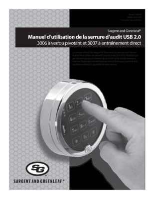 Audit Lock 2.0 Operating Instructions - FRENCH