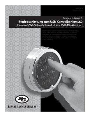 Audit Lock 2.0 Operating Instructions - GERMAN