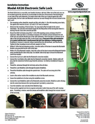 AxisBlu Medallion Installation Instructions