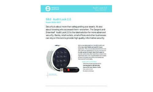 Audit Lock 2.0 Sell Sheet
