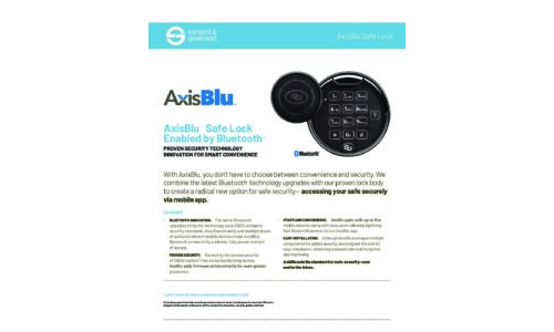 AxisBlu™ Sell Sheet