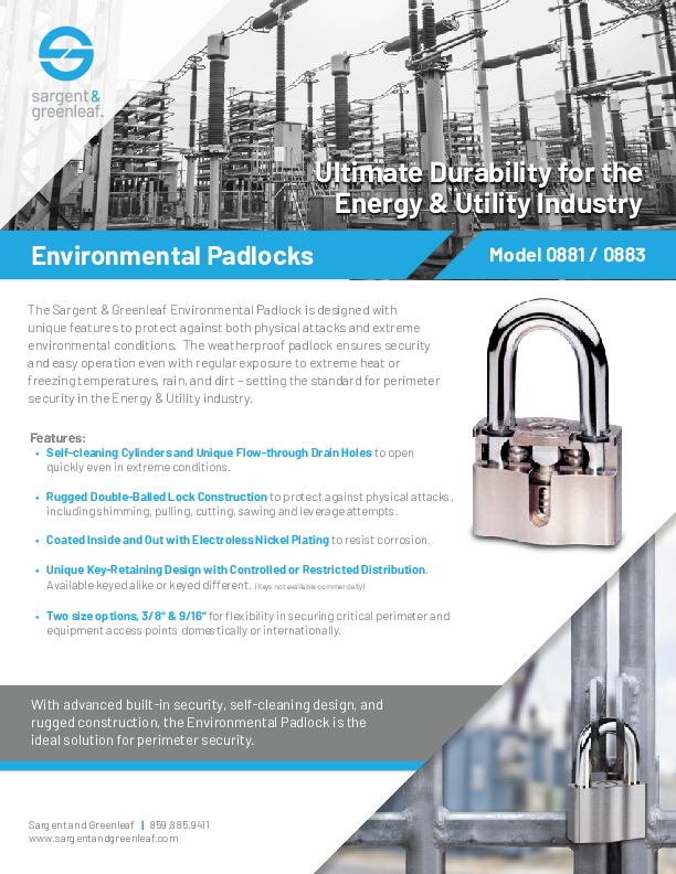 Environmental Padlock - Utilities