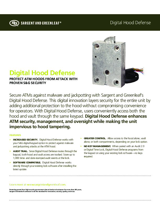 Digital Hood Defense Sell Sheet