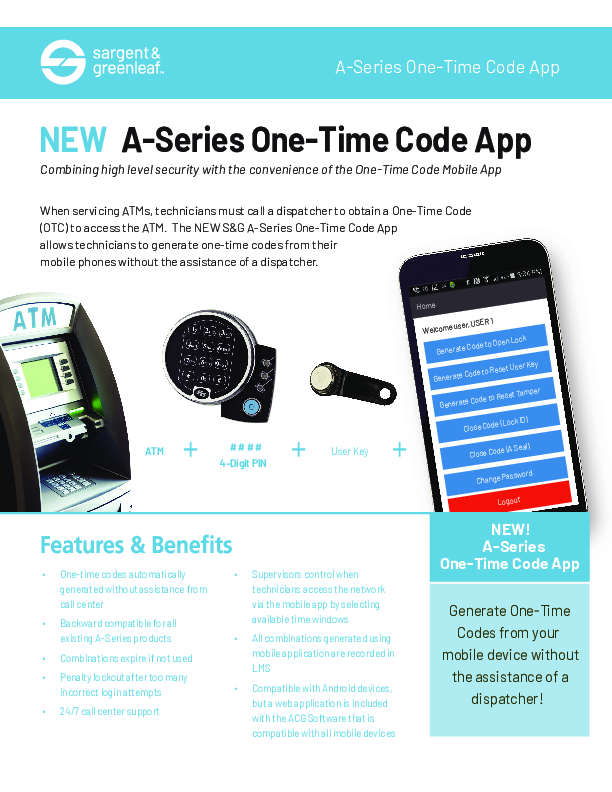 A-Series OTC App Sell Sheet
